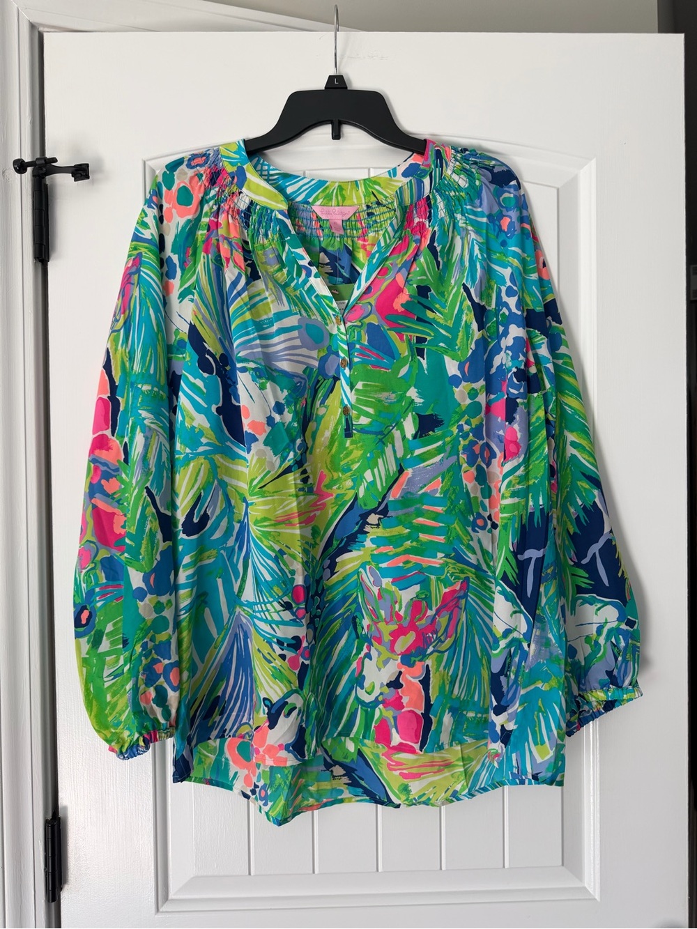 NWT Lilly Pulitzer Elsa Top Size XL 100% silk - original retail $158